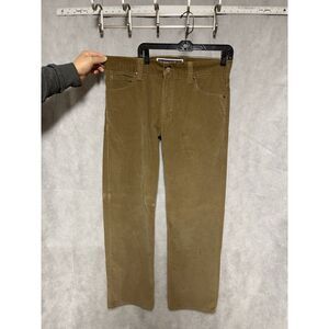 VTG Levis 549 Pants Men 36x34 Brown Corduroy Velvet Low Loose Original Jeans Y2K